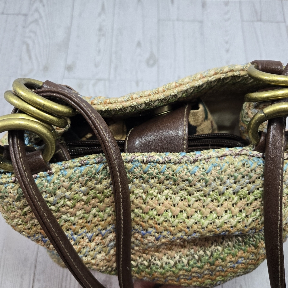 Country Cottagecore Style Woven Tote Bag With A Boho Twist - Picture 8 of 9